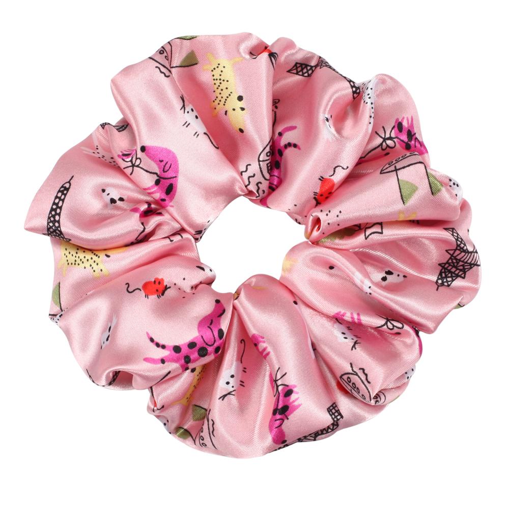 59 Colors XXL Plus Size Hair Ties Oversized Hair Scrunchies Extra Large Malaysia Muslim Hair Tie Chiffon Silk Satin Scrunchy