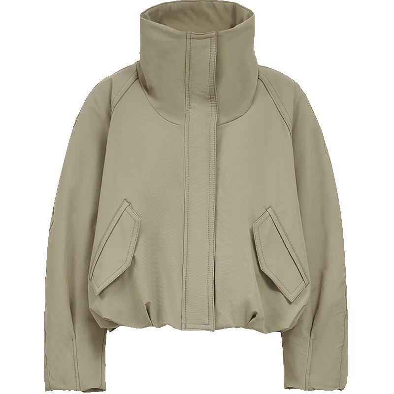 

ONLY Women s Stand-Collar Bud Hem Puffer Jacket S