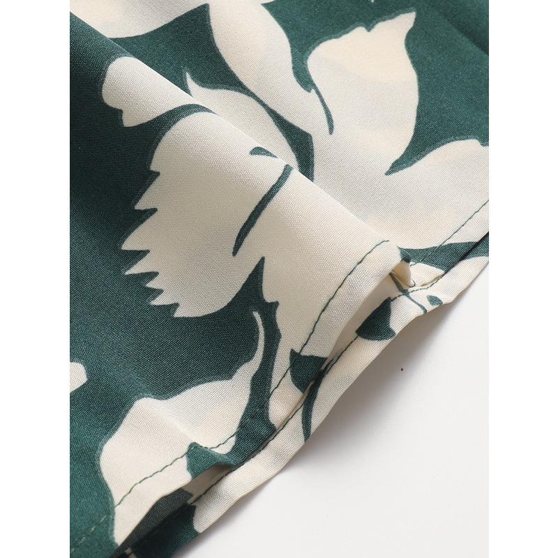 YYFS Women's Flower Pattern Print Casual Summer Spring Skirts