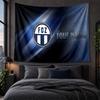 Personalized Tapestry Wall Hanging FC Zürich Pattern Art Background Cloth