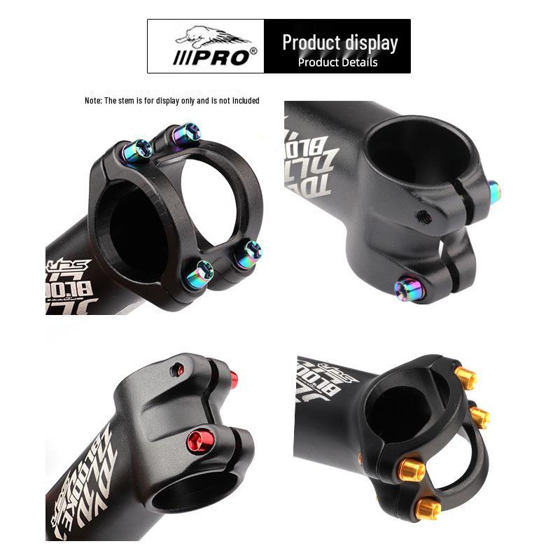 Taiwan PRO M5*18mm Colorful Titanium Alloy Bicycle Stem Screws