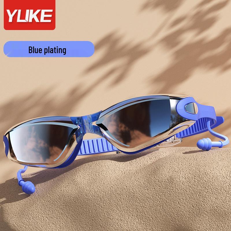 Okulary pływackie HD Anti-Fog dla krótkowzroczności z zatyczkami do uszu dla mężczyzn i kobiet