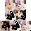 Apple Cat Plush Toy With Pp Cotton Filling For Kids And Gifts