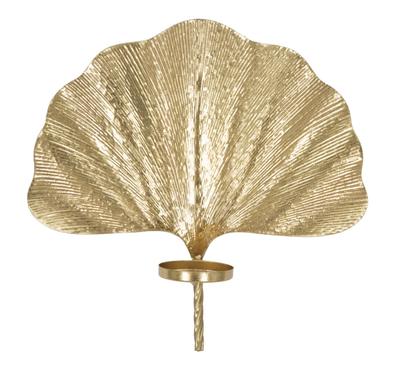 Wandkerzenhalter Glam Leaf Cm 41X11,5X40
