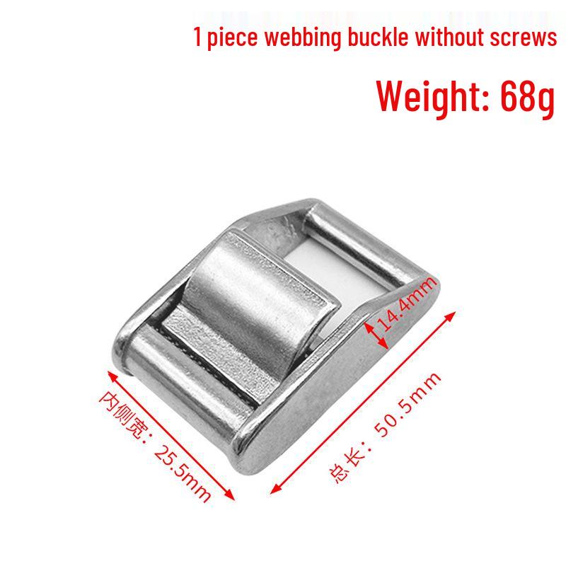 "Stainless Steel 304 Adjustable Tension Buckle and Binding Plate for Marine Yacht Accessories."