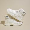 Fleece High-top Snow Boots Women's 2025 Winter New Student Ins Korean Version of Thermal Casual Shoes Cotton Shoes 920-1