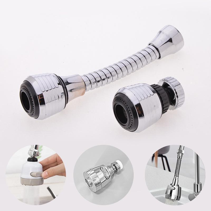 Splash-Proof Shower Head Extension with Water-Saving Pressurized Filter Aerator