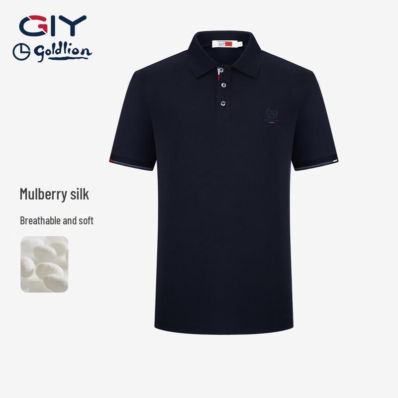 Goldlion GY Men s Casual Lapel Polo Shirt 3XL