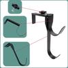 Telescopic Adjustable Fence Hook Pool Poles Hanger Metal Pool Deck Accessories Multipurpose Swimming Accessory Holder