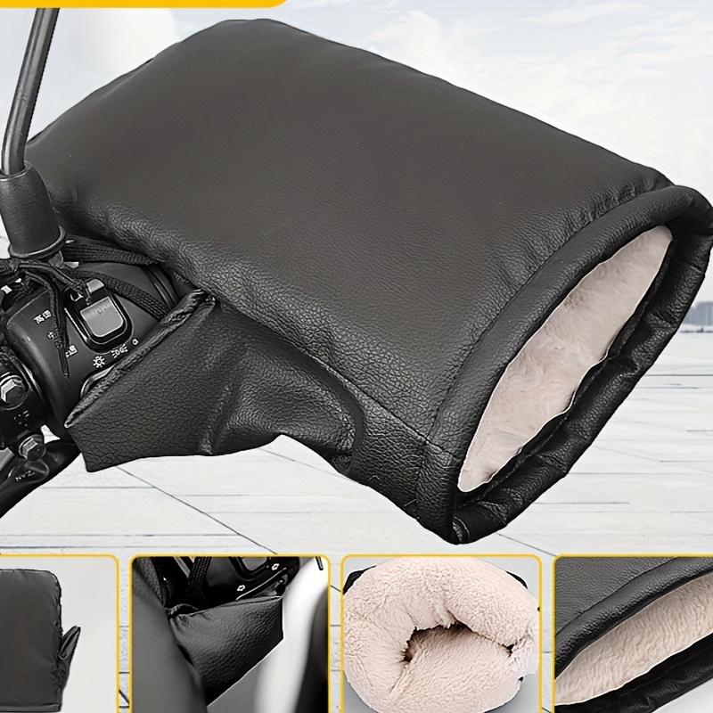 Two sets of warm gloves for motorcycles, winter handlebar gloves, and hand protectors for electric bikes