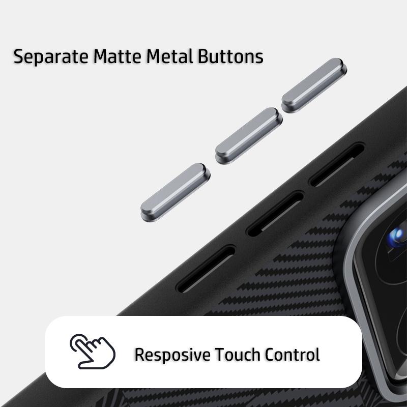 For Xiaomi 15S Pro Case Magsafe Slim Rigid Magnetic Drop-proof Phone Grip Leather Bumper Case Cover Metal Lens Protection