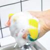 6PCS Household Magic Decontamination Dishwashing Sponges Kitchen Scrub Brush Pot Brush Household Cleaning Tools