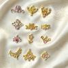 Ancient Style Flower Decorative Stickers - Multiple Designs Available