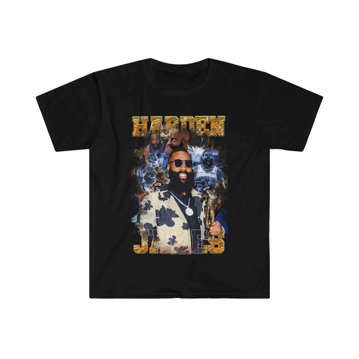 Adult Unisex James Harden Sports Fan Style Softstyle T-Shirt XL