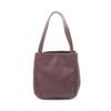 Used Handbag Leather Bordeaux Used Women