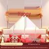 Double Happiness Wedding Decoration Set: Stickers, Wall Décor & Crepe Paper Flowers