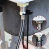2Pcs Multifunctional Sink Wrench 360-Degree Rotation Under Sink Faucet Installation Repair Kitchen Bathroom Wrench Plumbing Tool