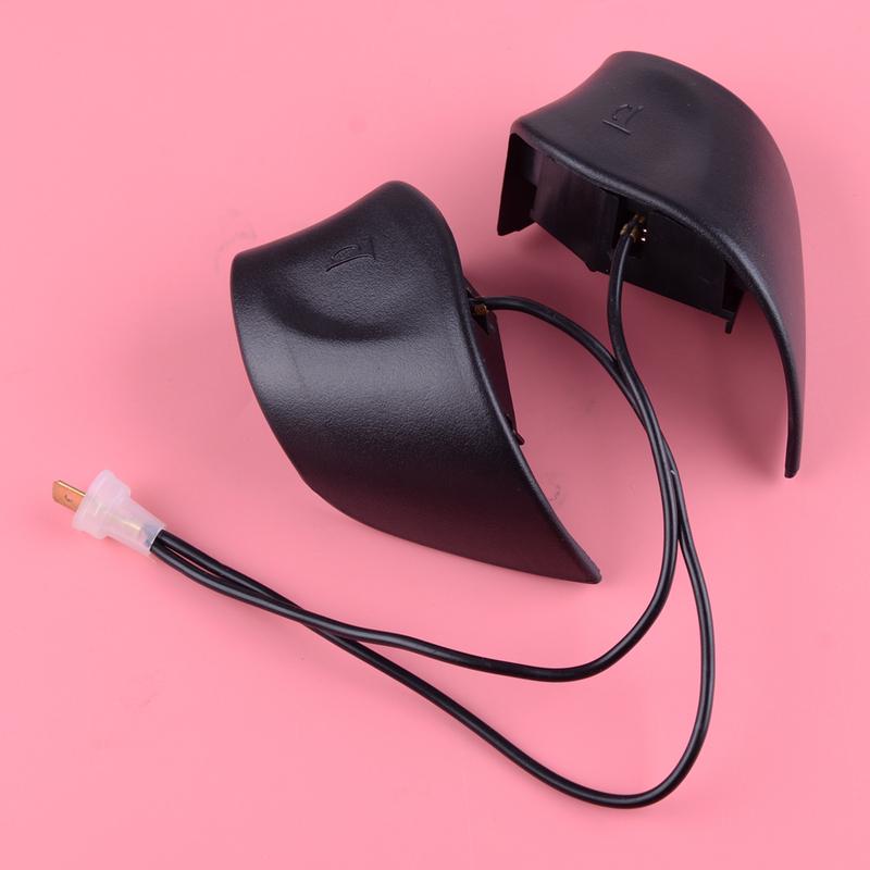 

beler 2Pcs Steering Wheel Horn Cover Cap Replacement Fit for VW MK3 Golf Jetta Polo Cabrio