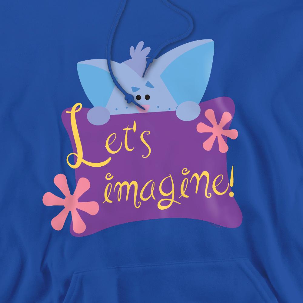 BlueÂ´s Clues Mens LetÂ´s Imagine! Hoodie