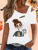Women's Loose  Halloween and Christmas Gift Tops Blouse Shirt