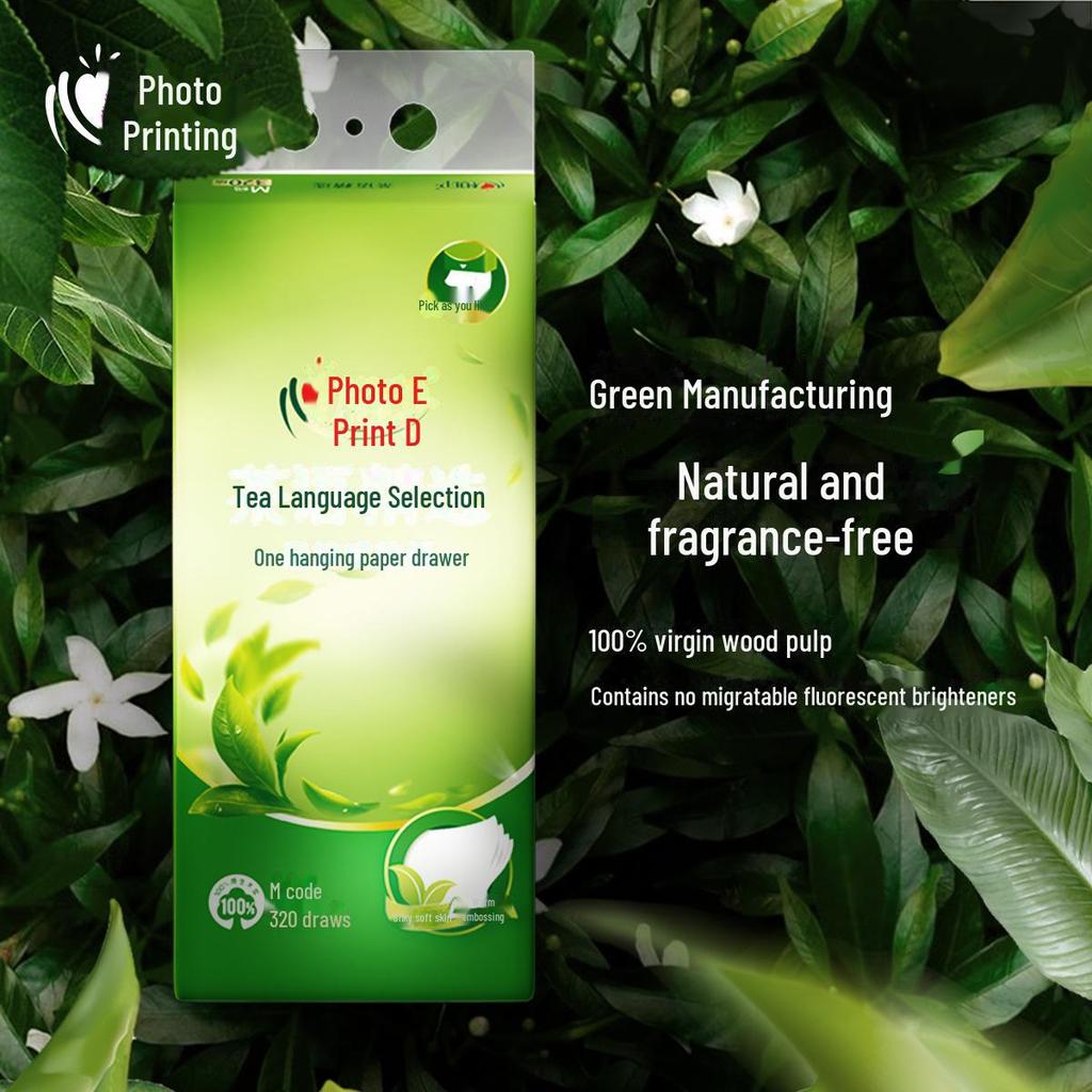 Thickened Hanging Pull-Out Toilet Paper: 1280 Sheets of Household Napkins & Towels