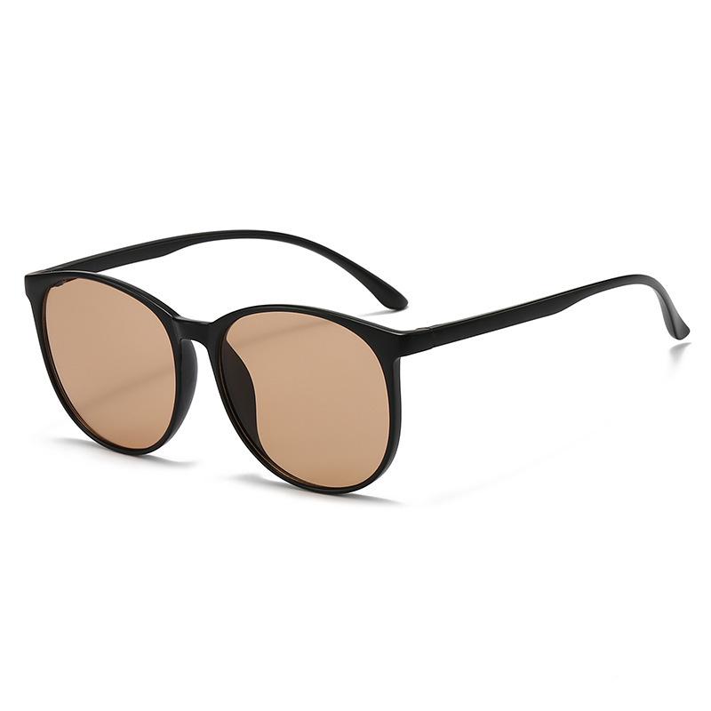 Modne Okulary Przeciwsłoneczne z Dużą Okrągłą Oprawką 2026 z Ochroną UV dla Mężczyzn i Kobiet