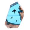LED Ocean Night Light 13 Inch Epoxy Resin Wooden Deep Sea Cave Diving Desktop Ornament Lamp for