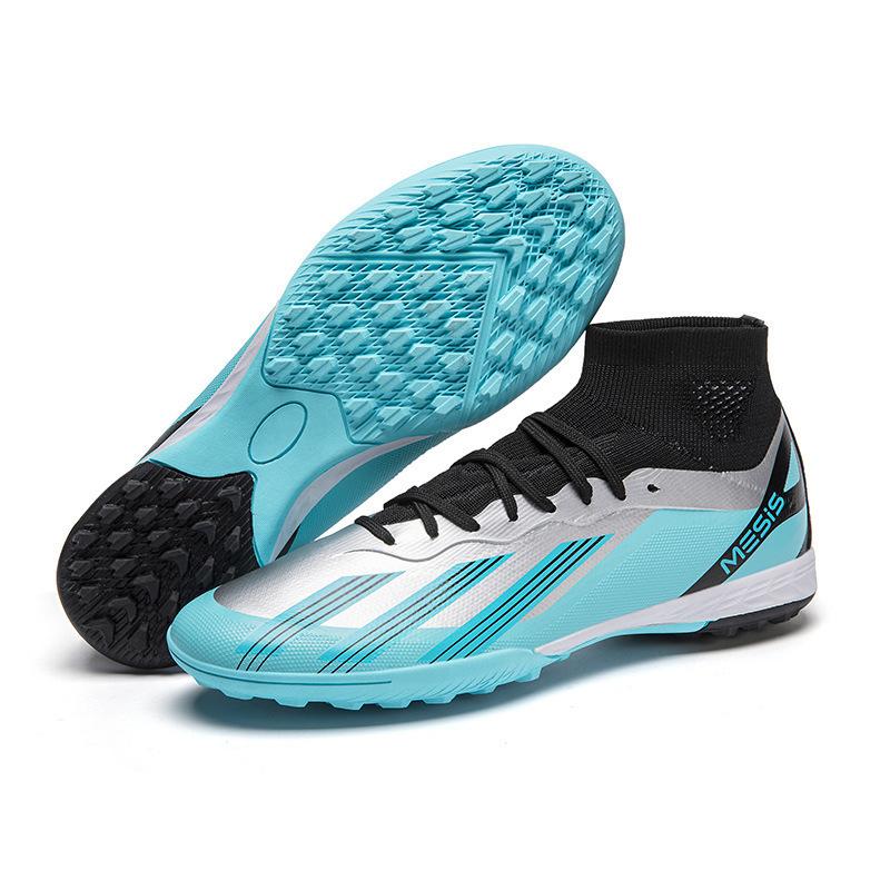 High-top football shoes men's TF broken nails AG long nails student youth competition training sneakers sports