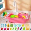 Universal Kitchen Sink Toy Rotatable Sink Faucet Play Tap Faucet Replacement Toy  For Girls