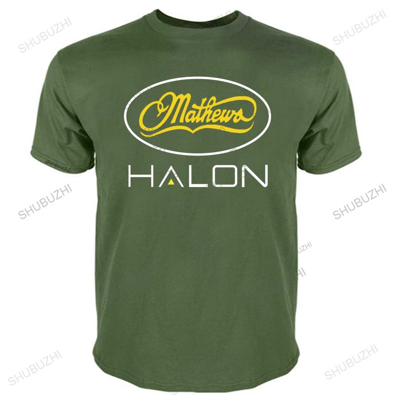 T Shirt Mathews Halon Bows Archery Shooting Black Mens Round Neck Short Sleeves Casual Tshirt Fashion Teeshirt Homme Tops