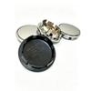 4 Pcs / Set No Logo Blank Base 65mm Black or Silver Wheel Center Caps For 6.5cm Hub Cover Car Styling Auto Exterior Accessories