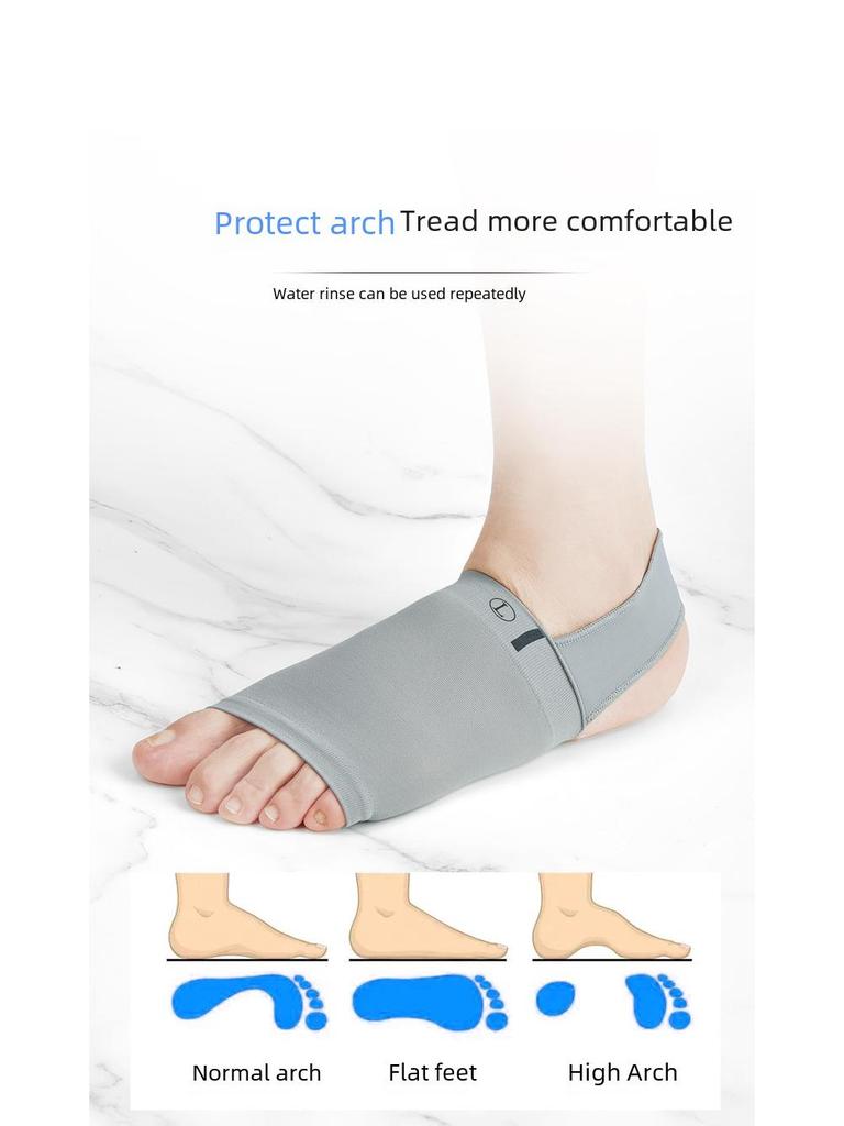 Orthopedic Arch Support Insoles with Metatarsal Pad