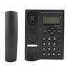LCD Display Semi Hands Free Corded Phone with Speakerphone 3‑group Alarms Desktop Corded Telephone