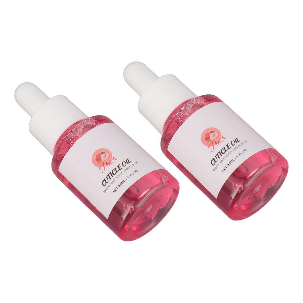 2PCS Nail Care Oil Heals Dry Cracked Cuticles Moisturizing Revitalizing Finger Edges Oil for