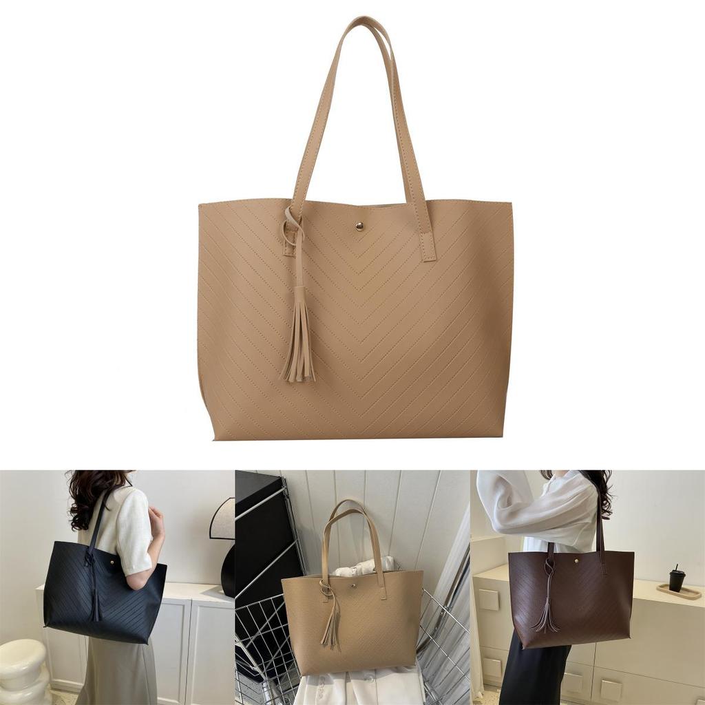 Fashionable Summer Street Style Commuter Tote Bag For Women Pu Leather
