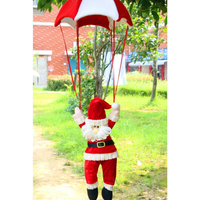 

Christmas Santa And Snowman Hanging Decorations With Fabric Material For Holiday Decor Santa red