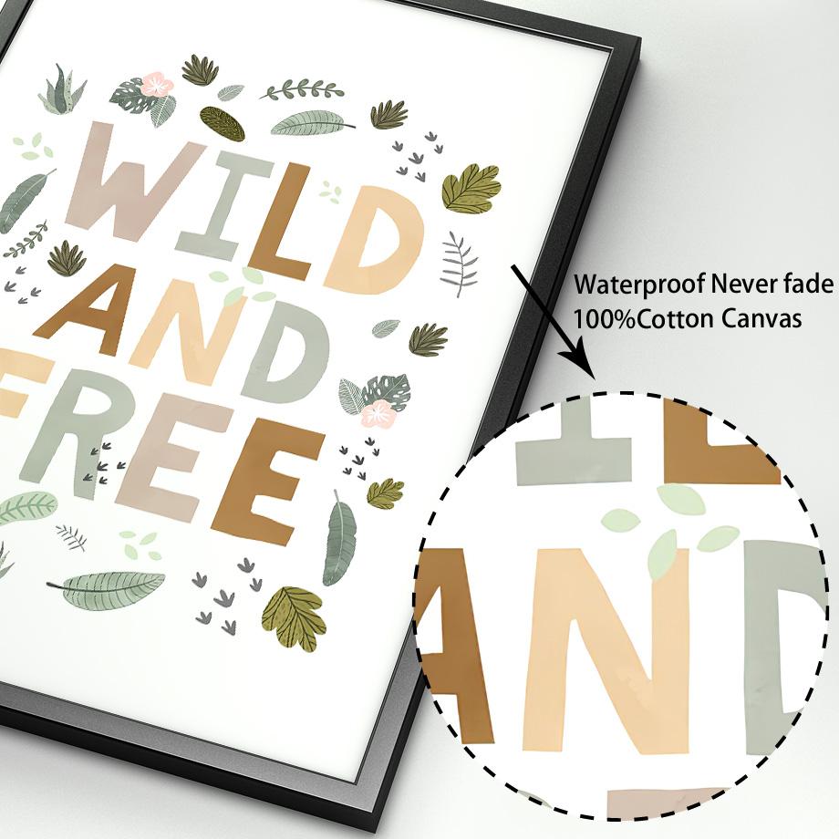 Słoń Lew Zebra Żyrafa Tygrys Dżungla Dekoracja Ściany do Pokoju Dziecka Plakat Płótno Plakat Nordycki Wystrój Scandi Obrazy Pokój Dziecięcy