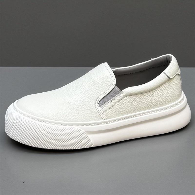 Autumn new retro leather platform shoes sports low-top casual leather shoes xs