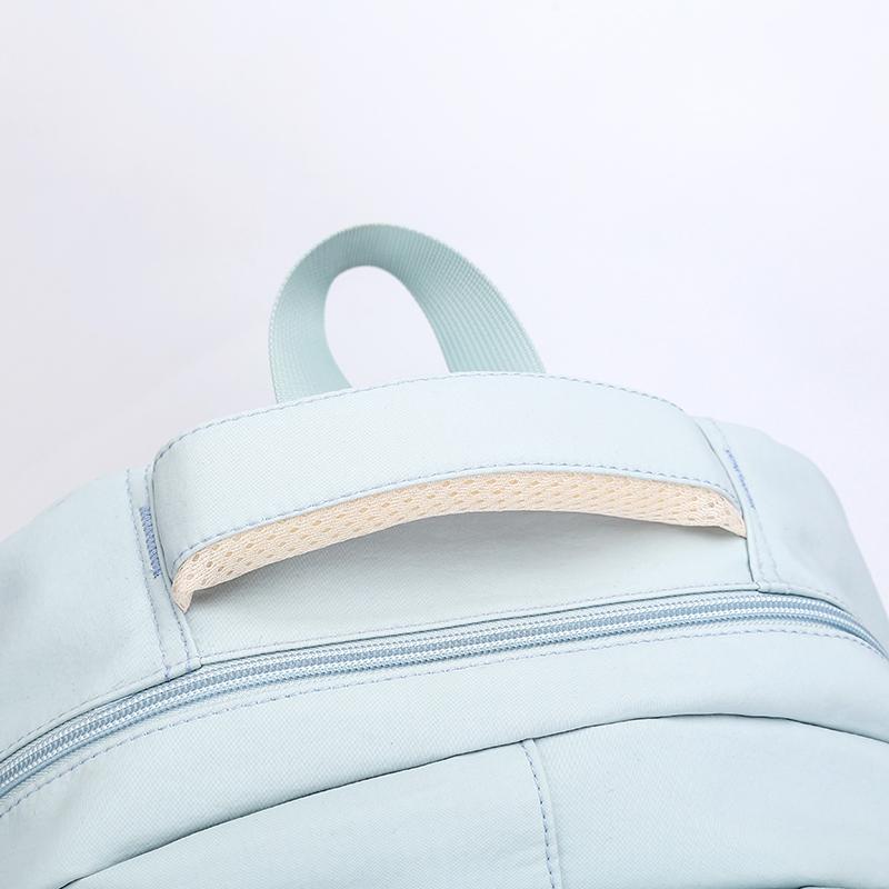 Large Capacity Student Schoolbag Women's Solid Color Backpack Multi-compartment Travel Backpack