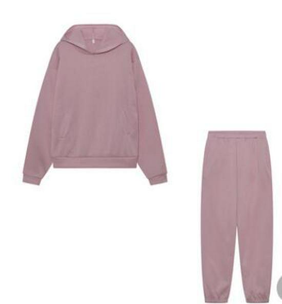 Europäischer & Amerikanischer Lässiger Damen-Sweatshirt- und Hosen-Set mit Verdickten Langärmeln