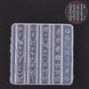 Cartoon Shell Chains Silicone Nail Mold Flower Nail Decorations Nails Diy Design High Quality Stereoscopic Stamping Plate Art