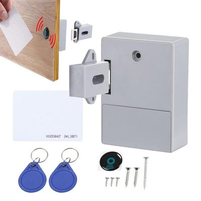 Rfid Door Lock DIY Rfid Door Locks With Slide Latch Lock Protective Cabinet Lock Smart Rfid Lock For Cabinet Door Drawer