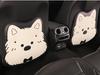 West Highland Cartoon Ladies Car Seat Cushion for Volkswagen Golf, Sagitar, Tayron, and T-Roc - All Seasons.