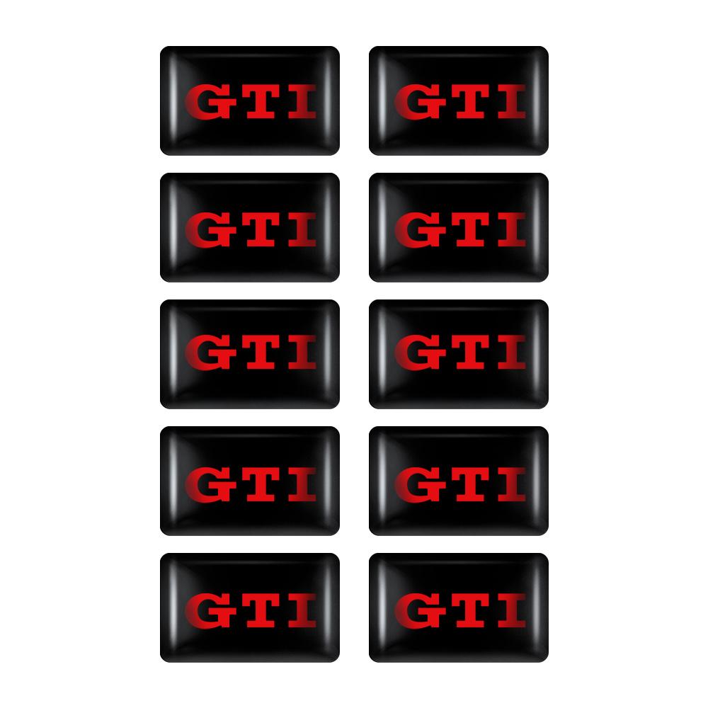 T2710/20/50Pcs 3D Fashion Car-Styling Body Waterproof Epoxy Resin Logo Sticker For Volkswagen GTI Golf Tiguan Passat Magotan Jetta 