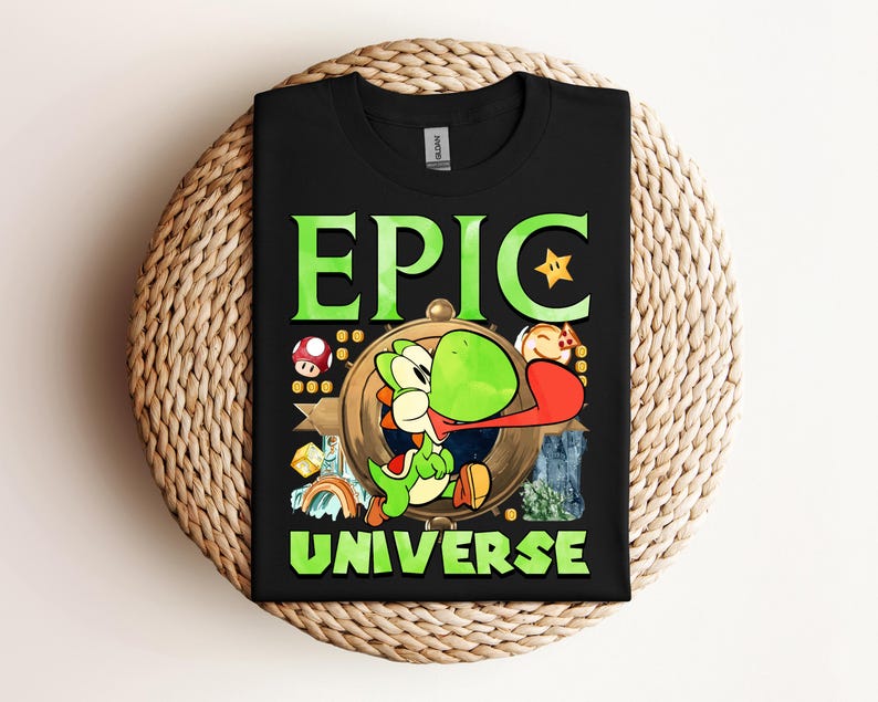 Retro Epic Universe Comfort Colors Shirt, Universal Orlando 2026 Family Vacation Tee, Matching Epic Universe Park Shirt for Family Trip Tee 100