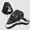 Men's Fashion Messenger Bag Lightweight Sports Leisure Chest Bag Casual Simple Large Capacity Male Bags