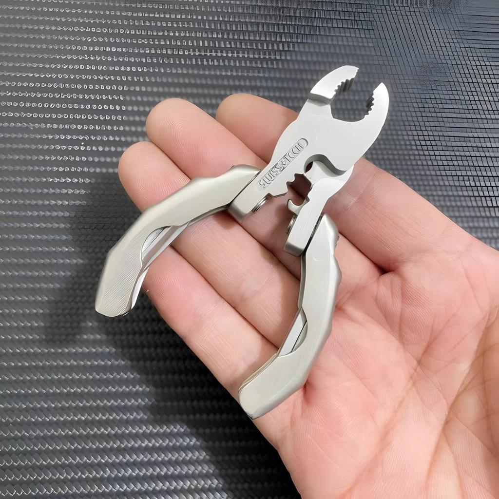 Multifunctional Folding Camping Tool: Mini Scissors & Tactical Pliers
