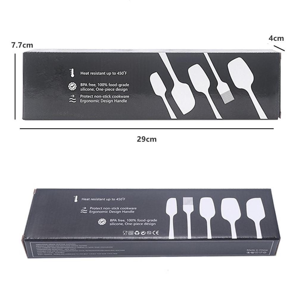 Silicone Integrated Baking Spatula Set Cream Spatula Bakery Tool Kitchen Accessories