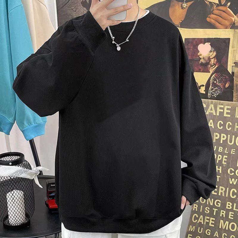 

Men s Plus Size Lambswool Fleece-Lined Winter Base Layer Sweater - Trendy, Warm, Loose-Fit with Long Sleeves. 3XL for 150-170 lbs