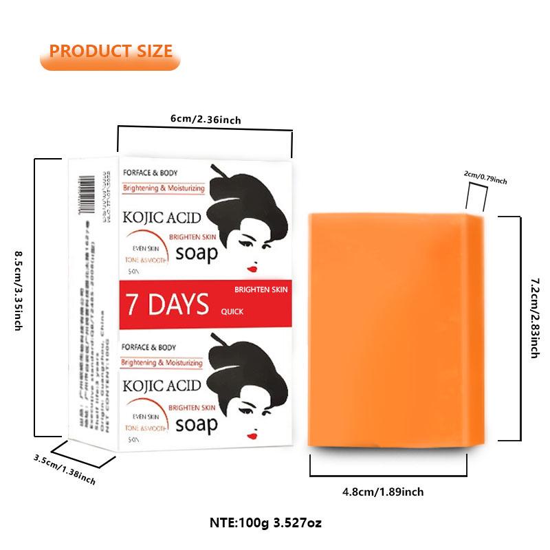 

Kojic Acid Brightening Handmade Face & Body Soap for Men & Women